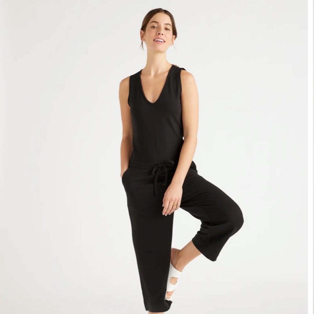 quince black jumpsuit